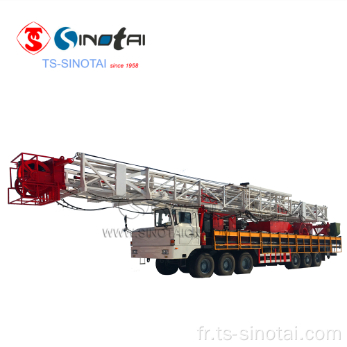 Plate-forme de forage montée sur camion SINOTAI ZJ20/ plate-forme de reconditionnement XJ650